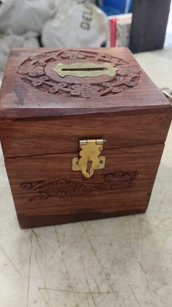 Wooden Cash Box