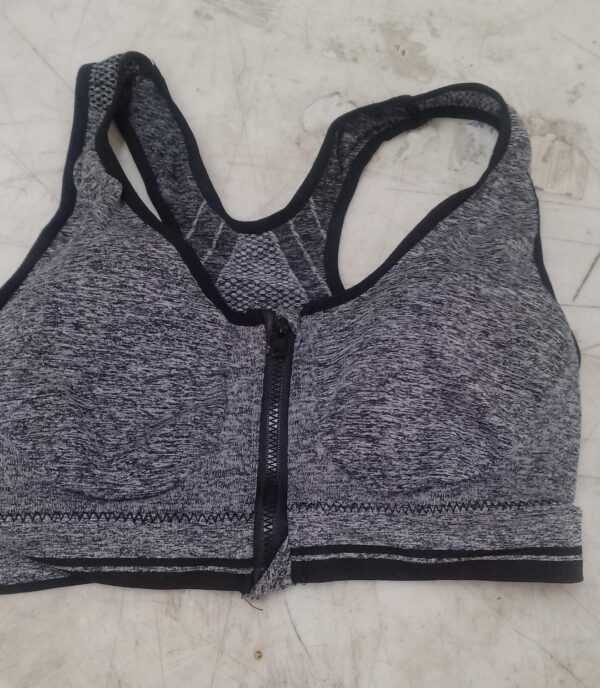 Grey Black Color Sports Bra Size 34