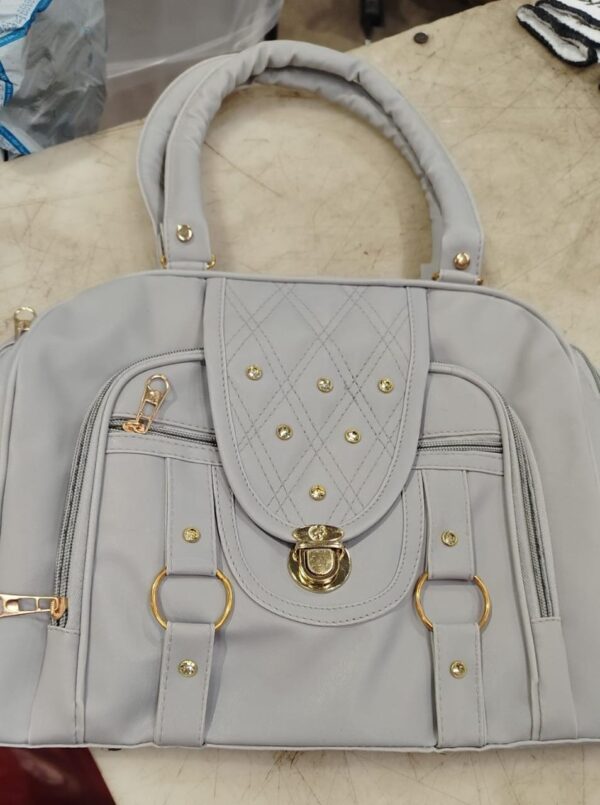 Grey Colour Hand Bag For Women