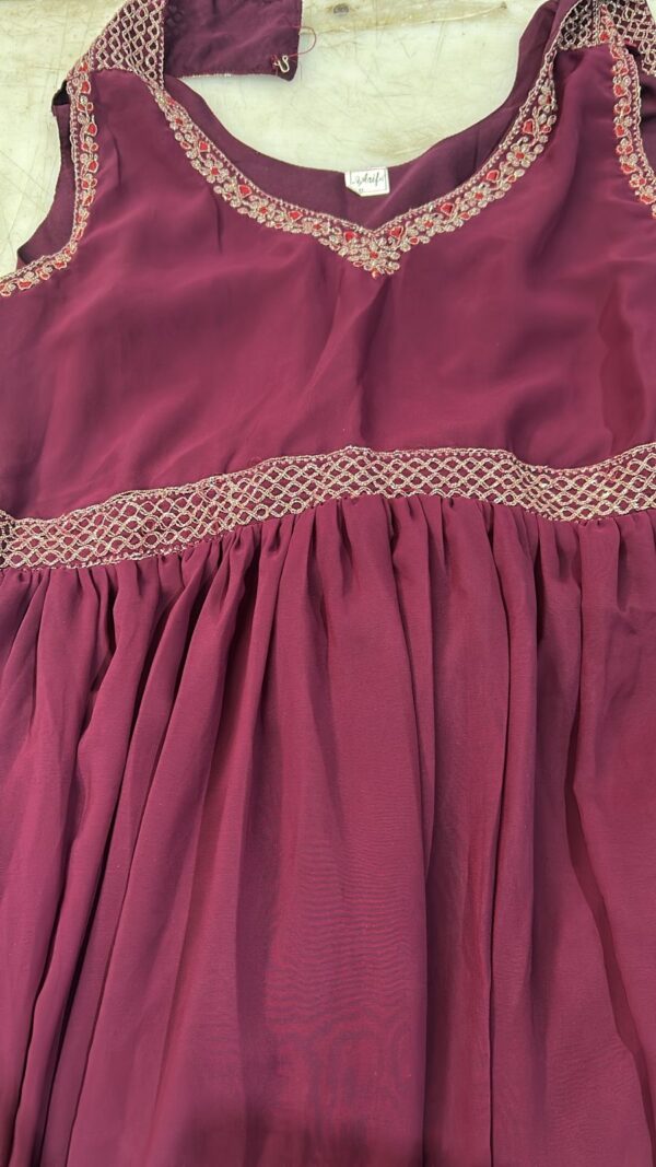 Women Wine Color Dress Size Xxl