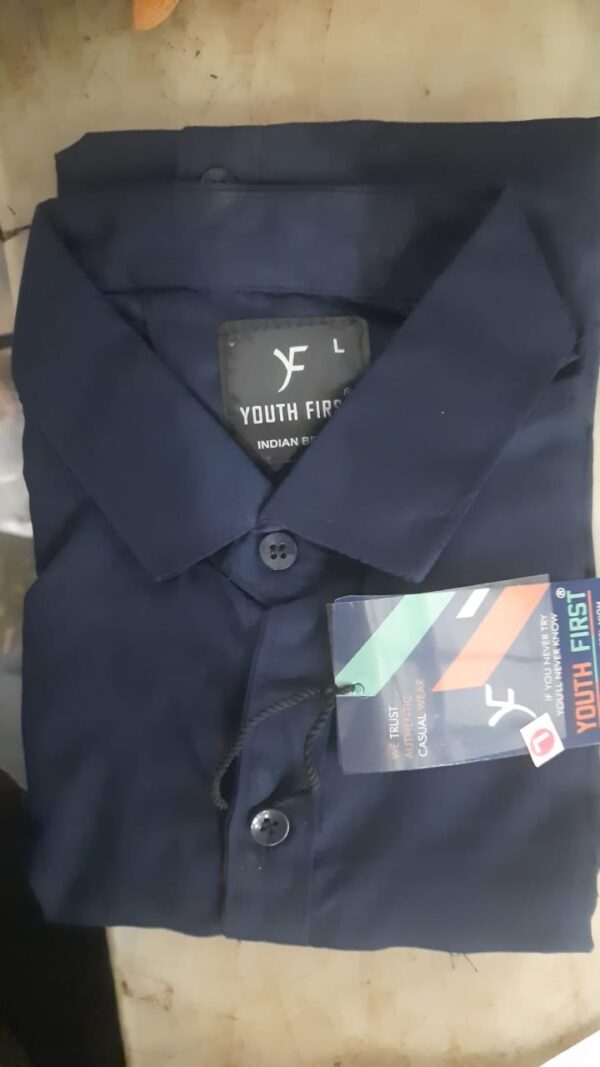 Shirt For Men Color Blue Size L