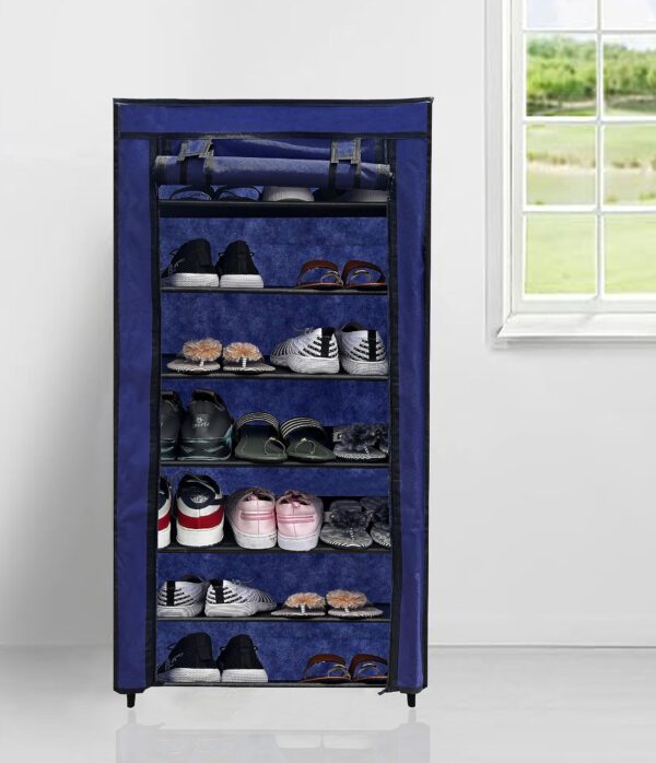 7 Layer Shoe Stand Rack Fabric Cover