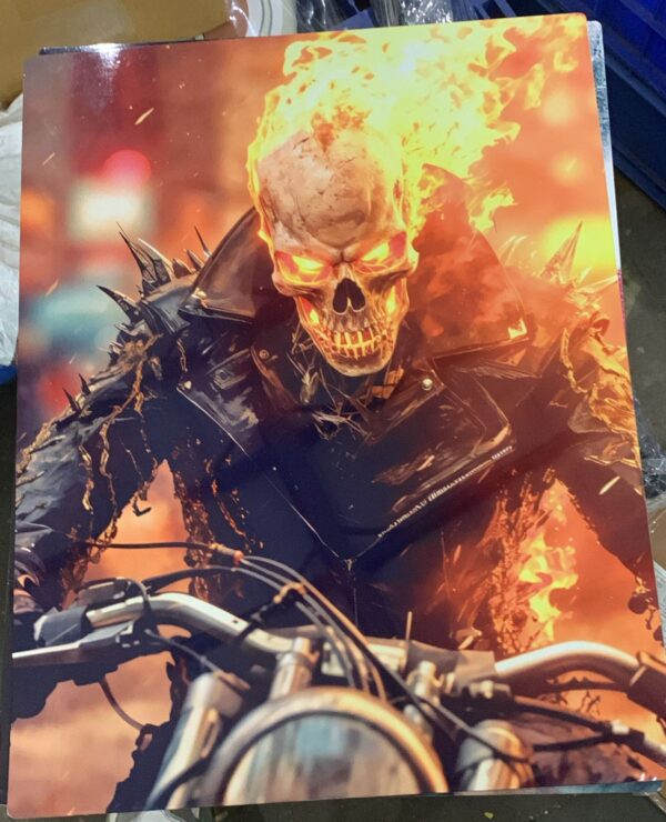 17 Ghost Rider Painting Size 16 X 20