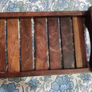 Wooden Serving Tray Rosewood