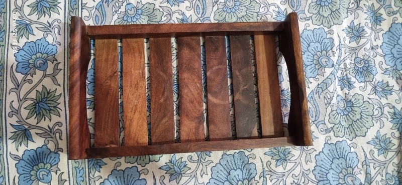 Wooden Serving Tray Rosewood
