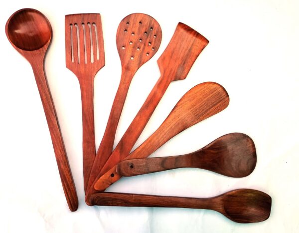 Wooden Spoons For Cooking Pack Of 7