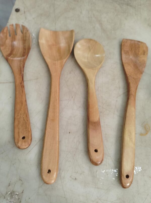 Wooden Spatula Set Of 4