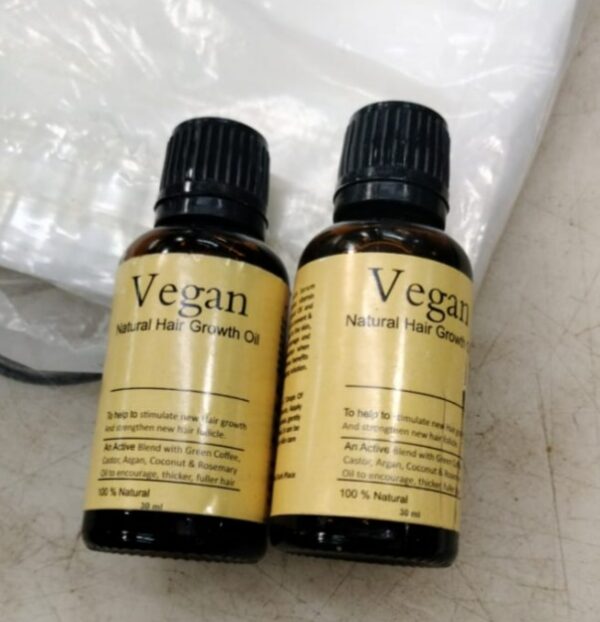 Vegan Natural Hair Growth Oil 30Ml Pack Of 2