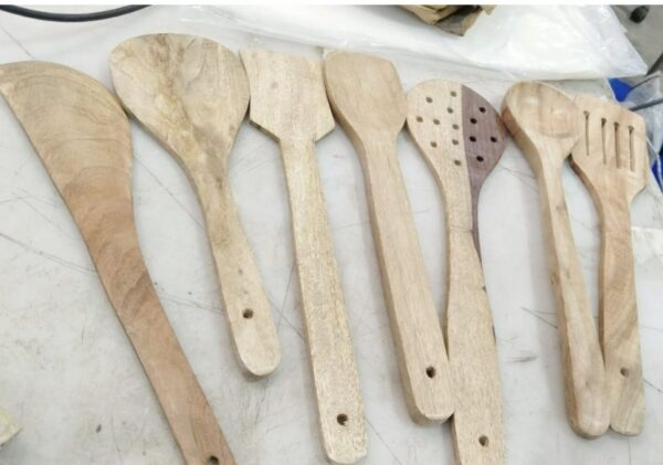 Wooden Cooking Spoon Set Of 7