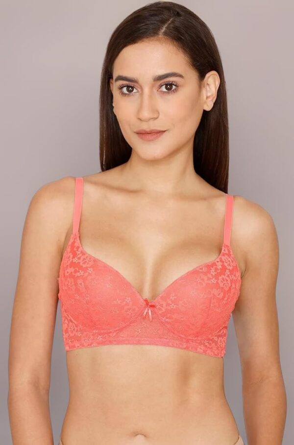 Rosaline Everyday Comfort Bra Peach Colour Size 32