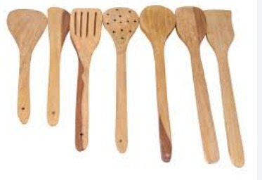 Wooden Serving Spoon Set Of 7