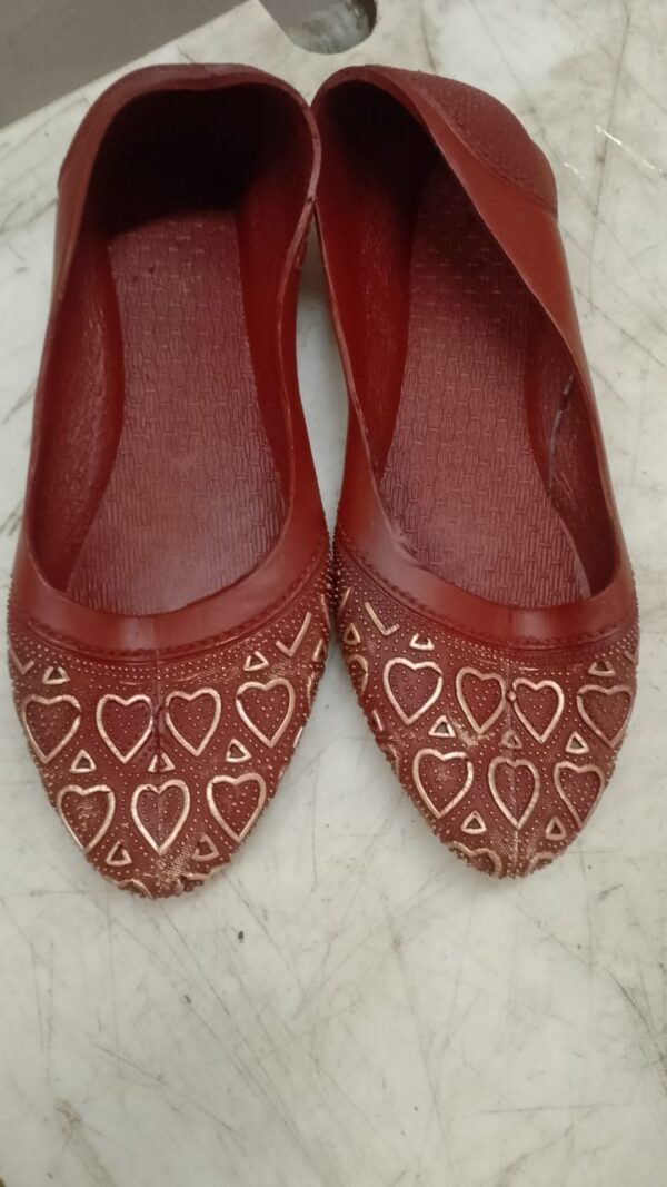 Maroon Women Rubber Shoes Size 5