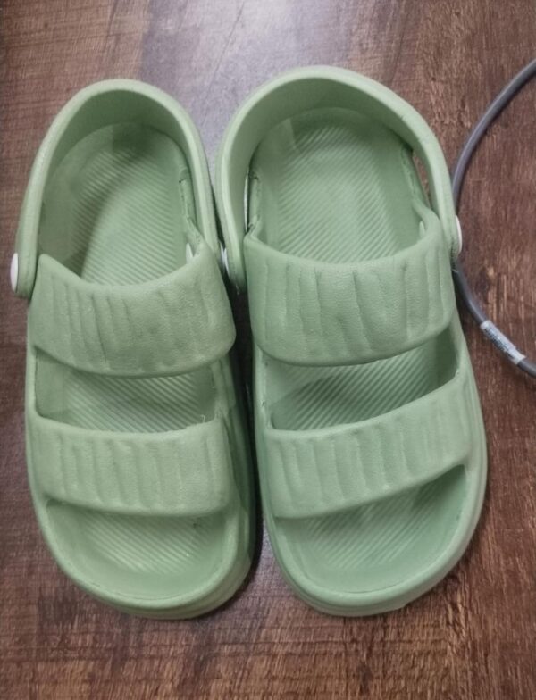 Women Soft Rubber Clogs Olive Color Size 36