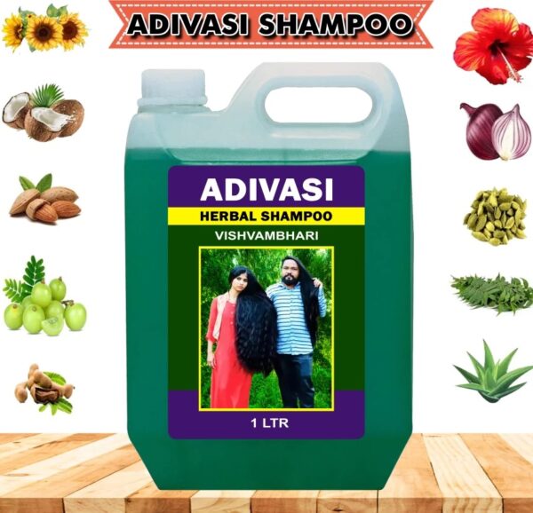 Adivasi Vishambri Herbal Shampoo 1L