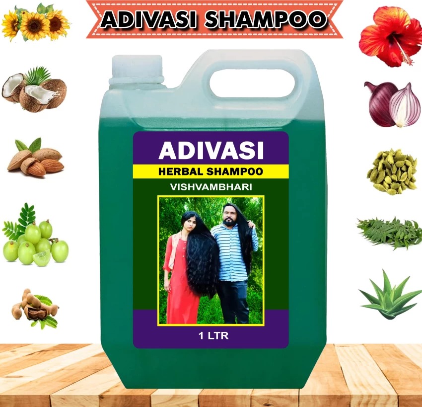 Adivasi Vishambri Herbal Shampoo 1L