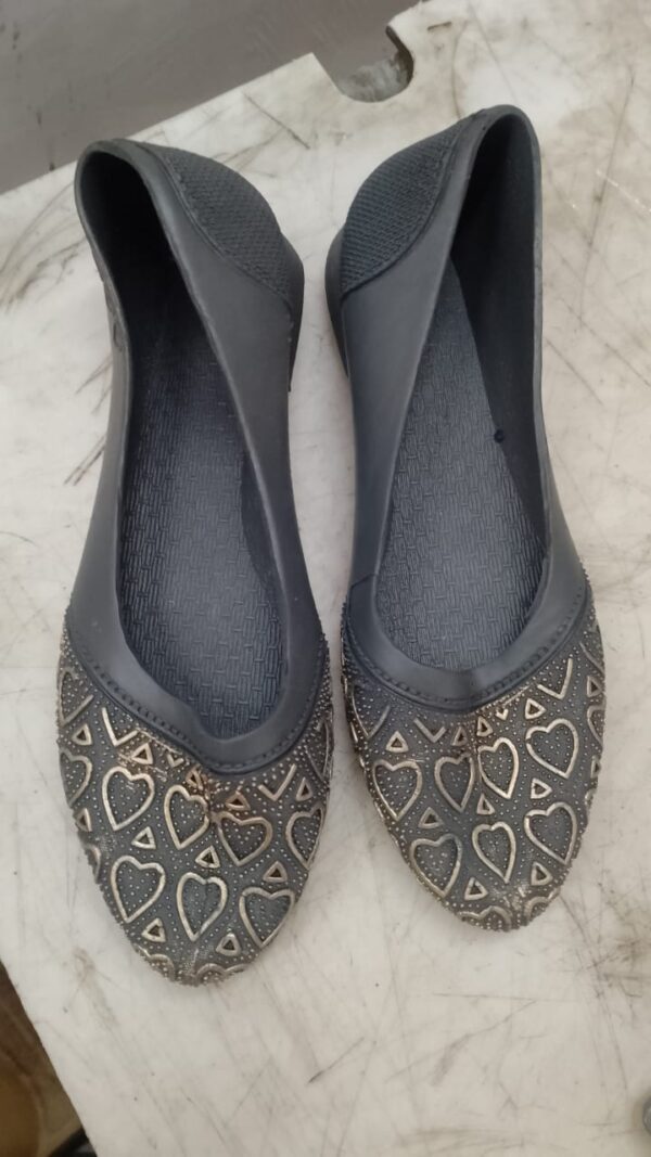 Grey Colour Women Rubber Shoes Size 7