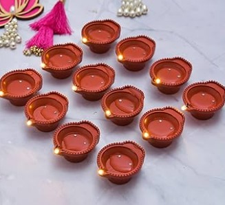 Water Sensor Diya Set Of 24