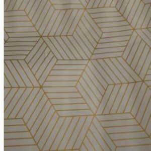 Wallpaper For Wall Decor White And Golden 45X304Cm