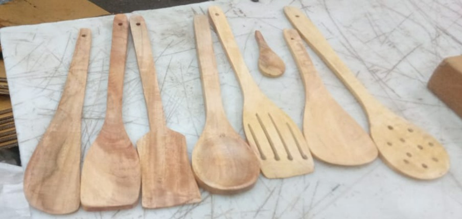 Wooden Serving Spoon Set Of 8