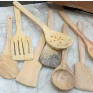 Wooden Serving Spoon Set Of 8