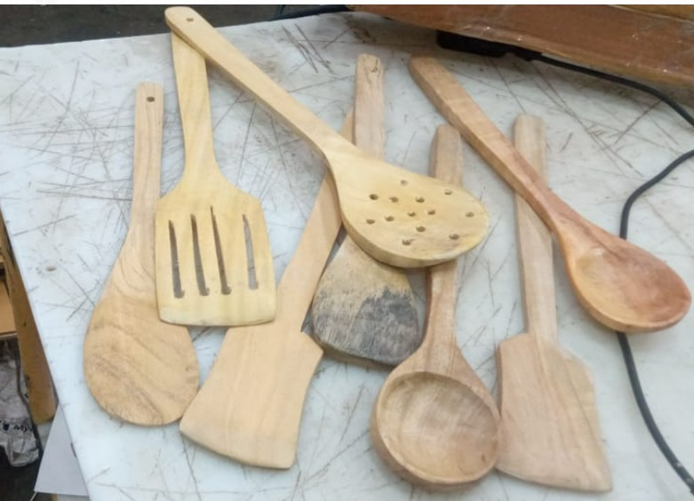 Wooden Serving Spoon Set Of 8
