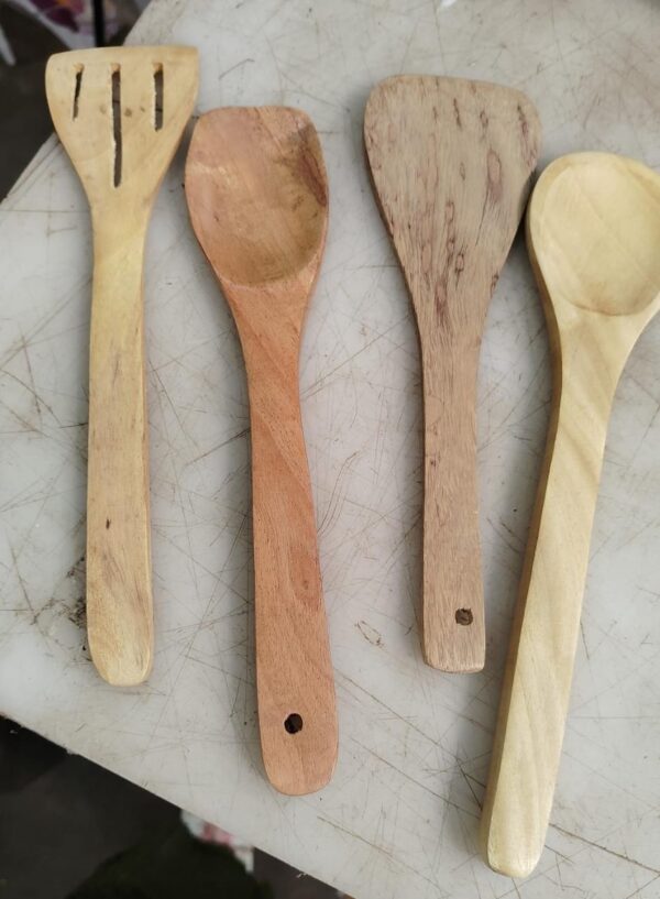 Wooden Spatula Pack Of 4