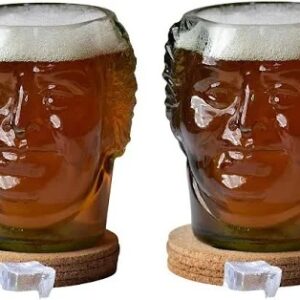 Upcycled Old Monk The Legend Glass Pack Of 2