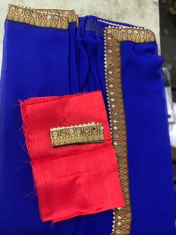 Women Blue Color Saree