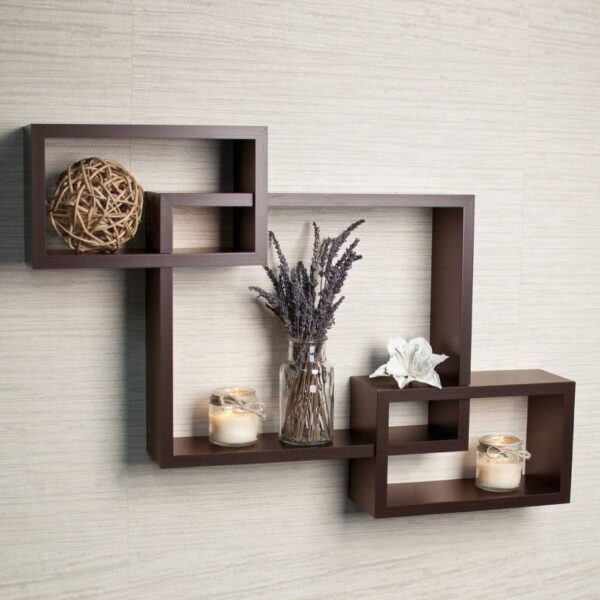 Wooden Wall Mounted Shelves 11 Pcs