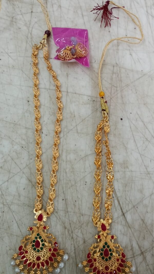 Womens Golden Colour Jewellery Set