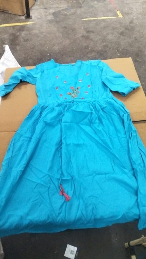 Woman Sky Blue Kurti Size M