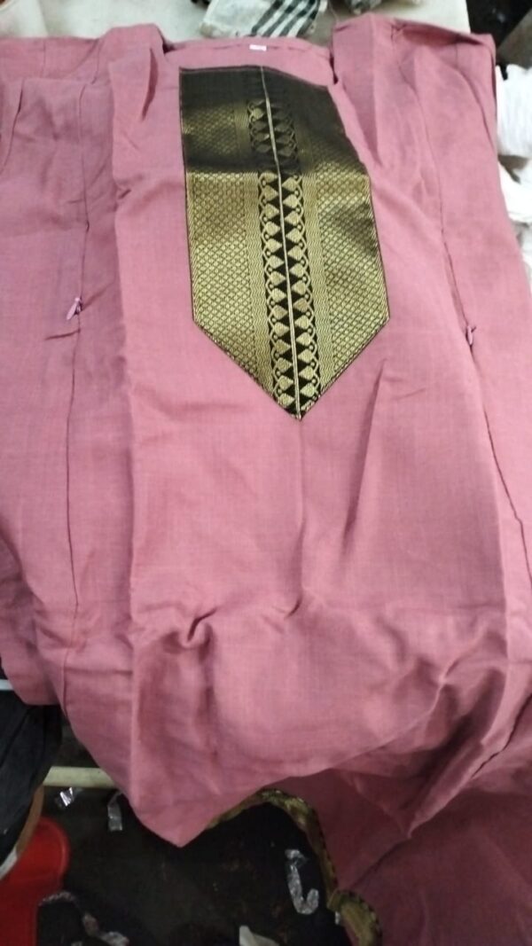 Women Peach Color Kurta Size Xl