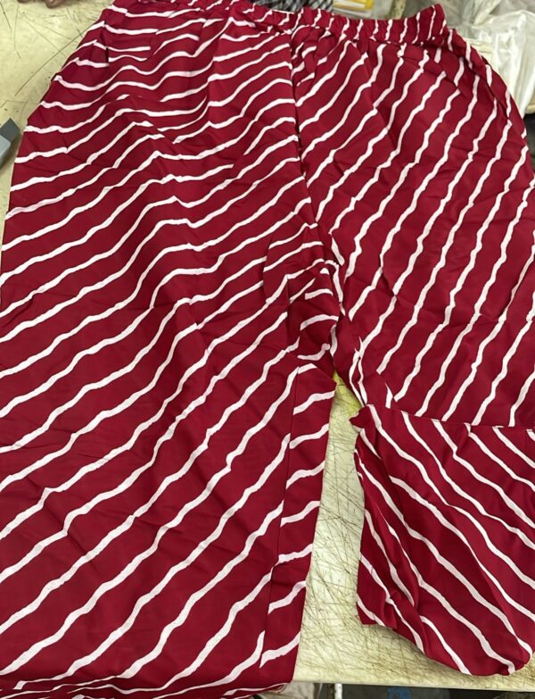 Women Maroon Colour Printed Plazo Size Xxl