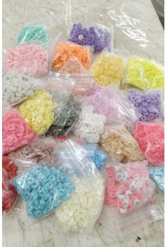 Multicolor Beads Bracelet Making Kits 23 Pcs Pack Of Approx 600