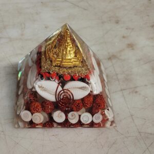 Laxmi Pyramid Natural Healing Rudraksha Orgone For Home Kitchen For Home Decor