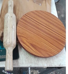 Rolling Pin And Board Brown