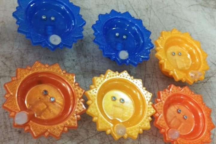 Magic Diya Decorative Lights Diya Pack Of 6
