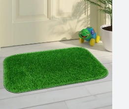 Green Artificial Grass Door Mat Size 40X60Cm
