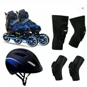 Jaspo Radar HydraMax Intact Adjustable Inline Shoe Skates Combo Kit
