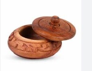 Wooden Sindoor Box
