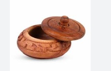 Wooden Sindoor Box