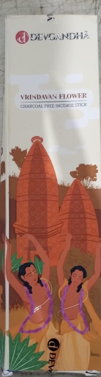 Rudraksha Vrindavan Flower Charcoal Incense Sticks 100 Gm