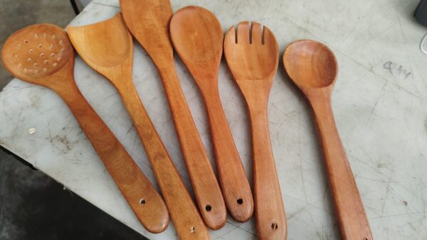 Wooden Spatula Set Of 6