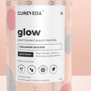 Cureveda Glow Beauty Nutrition Adaptogenic Beauty Protein Collagen Builder 300G