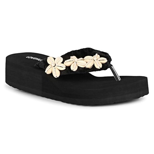 Love Hush Doctor Slipper For Women Black Size 7