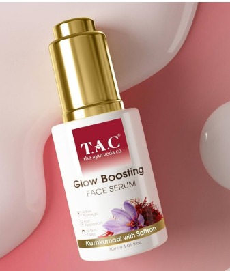 Tac The Ayurveda Co Kumkumadi Gold Glow Face Serum 30Ml