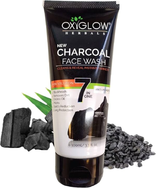 Oxyglow Herbals 7 In One Charcoal Face Wash 100G