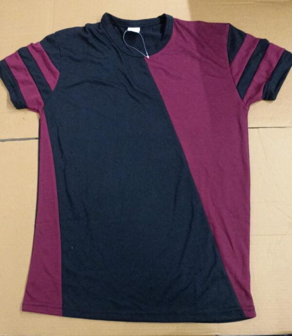 Men T Shirt Blue Wine Colour Size S