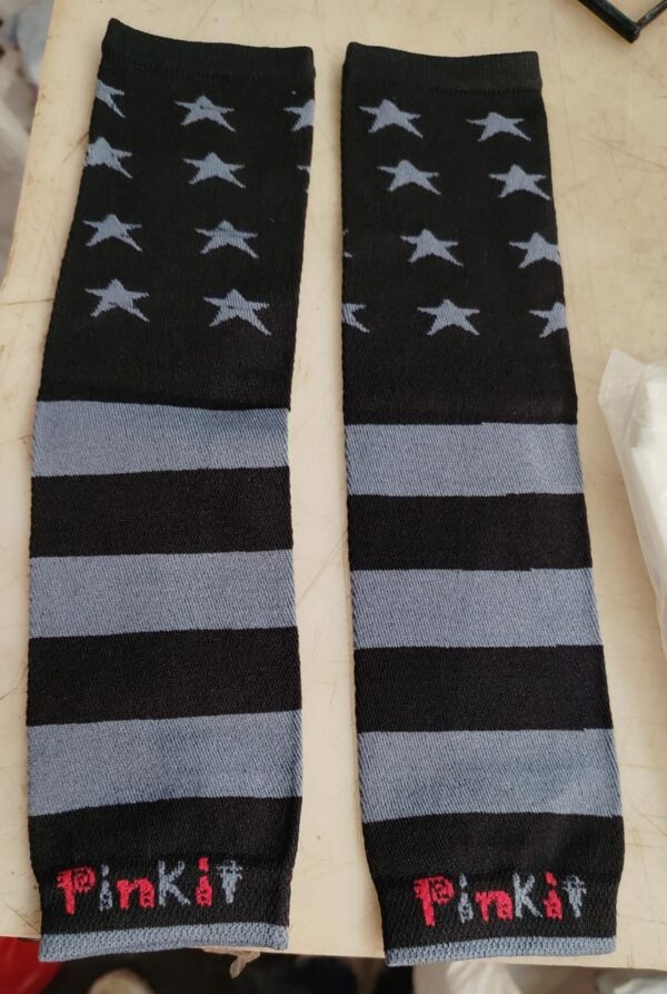 Grey And Black Arm Sleeves Men Women