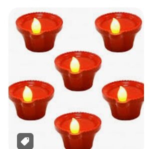 Water Led Sensor Diya 6Pcs